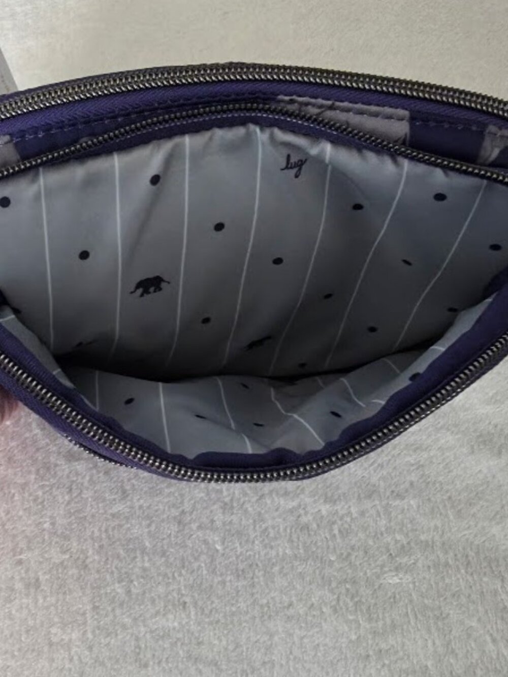 NWT Lug Super Coupe 2 ELEPHANTS PURPLE - Picture 3 of 6